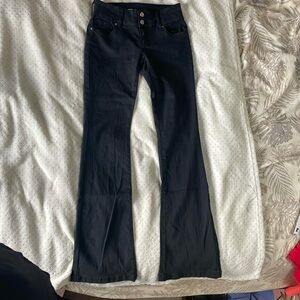Black pac-sun low rise bootcut Jeans like new size 24